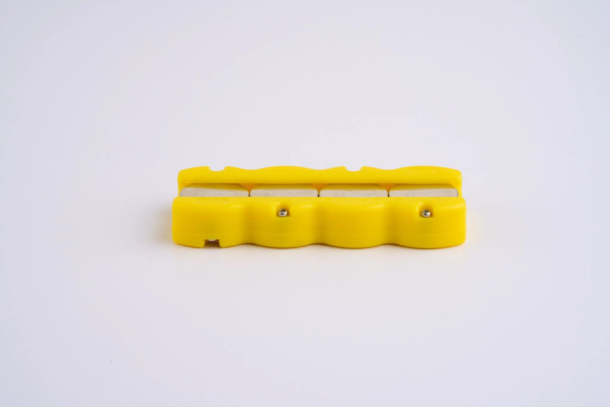 Button Battery Caddy 4pk Yellow Storacell