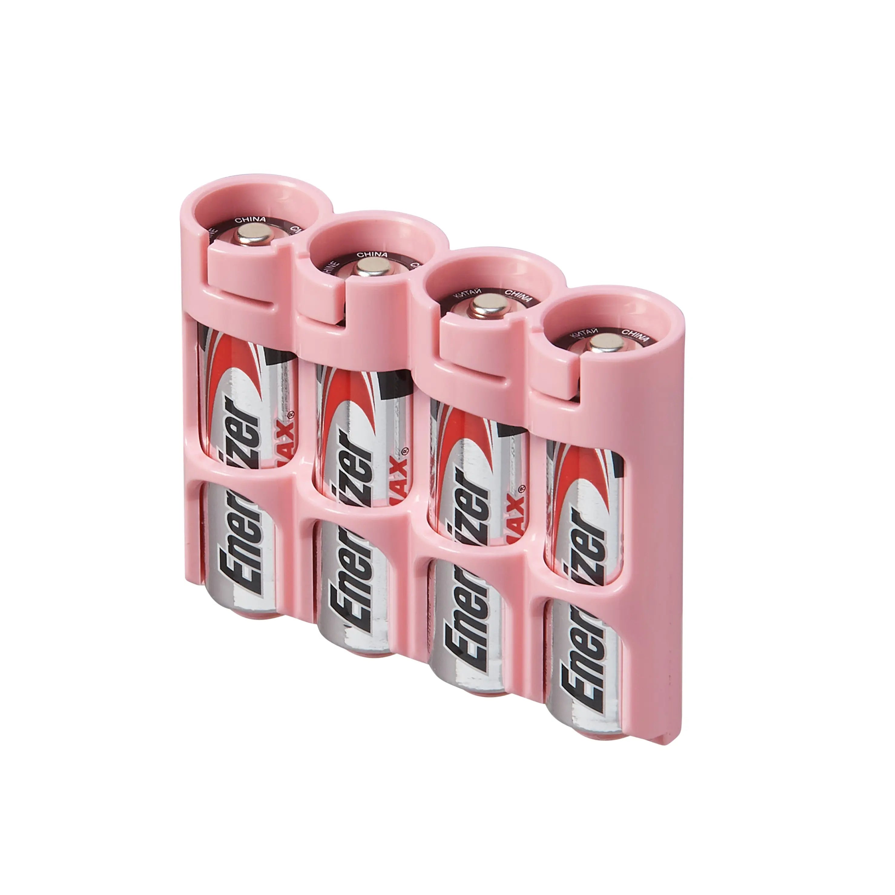 Slim Line AA 4 Pack (Pink) Storacell