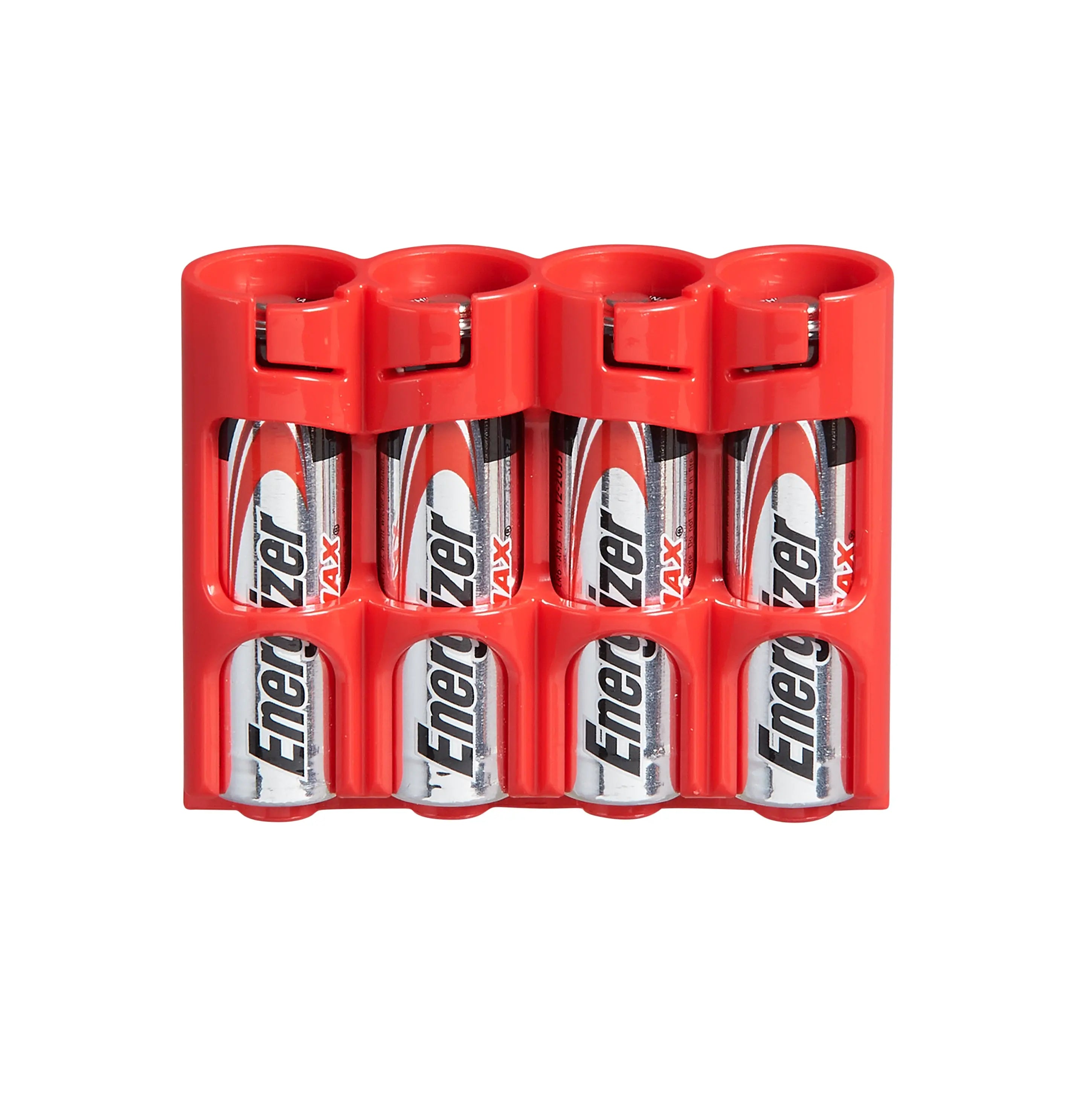 Slim Line AA 4 Pack (Red) Storacell