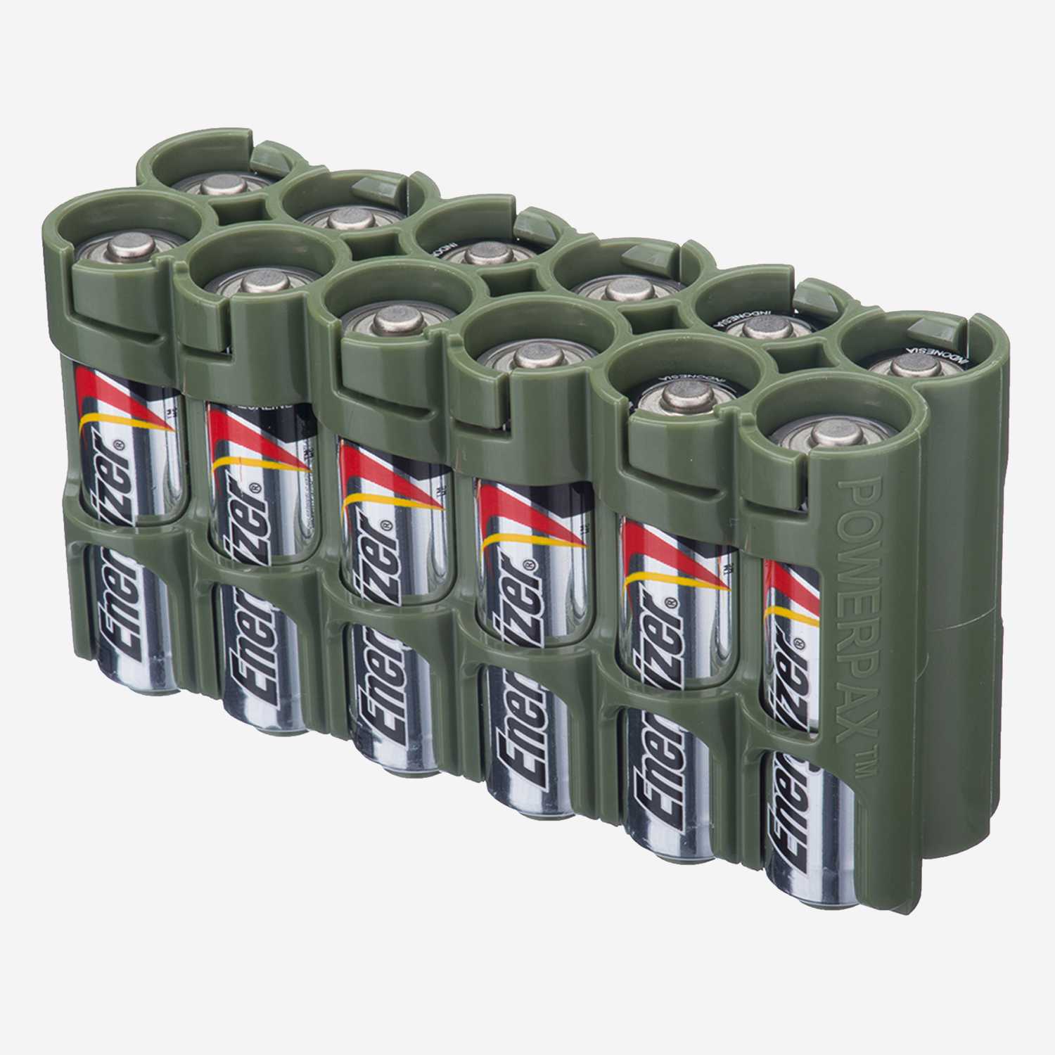 12 AA Pack Battery Caddy (Military Green) Anfinsen