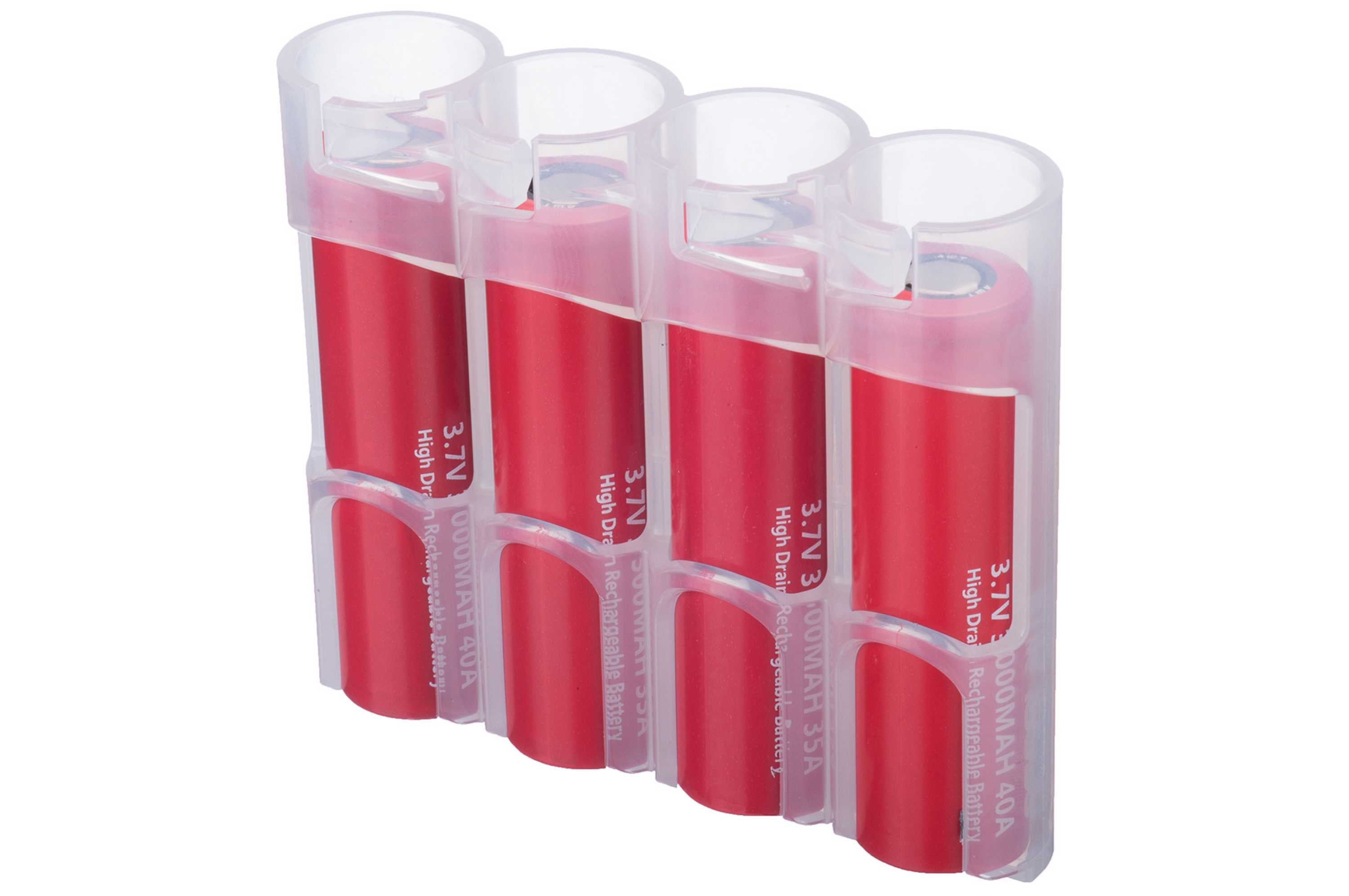 18650 Battery Caddy (Clear) Anfinsen