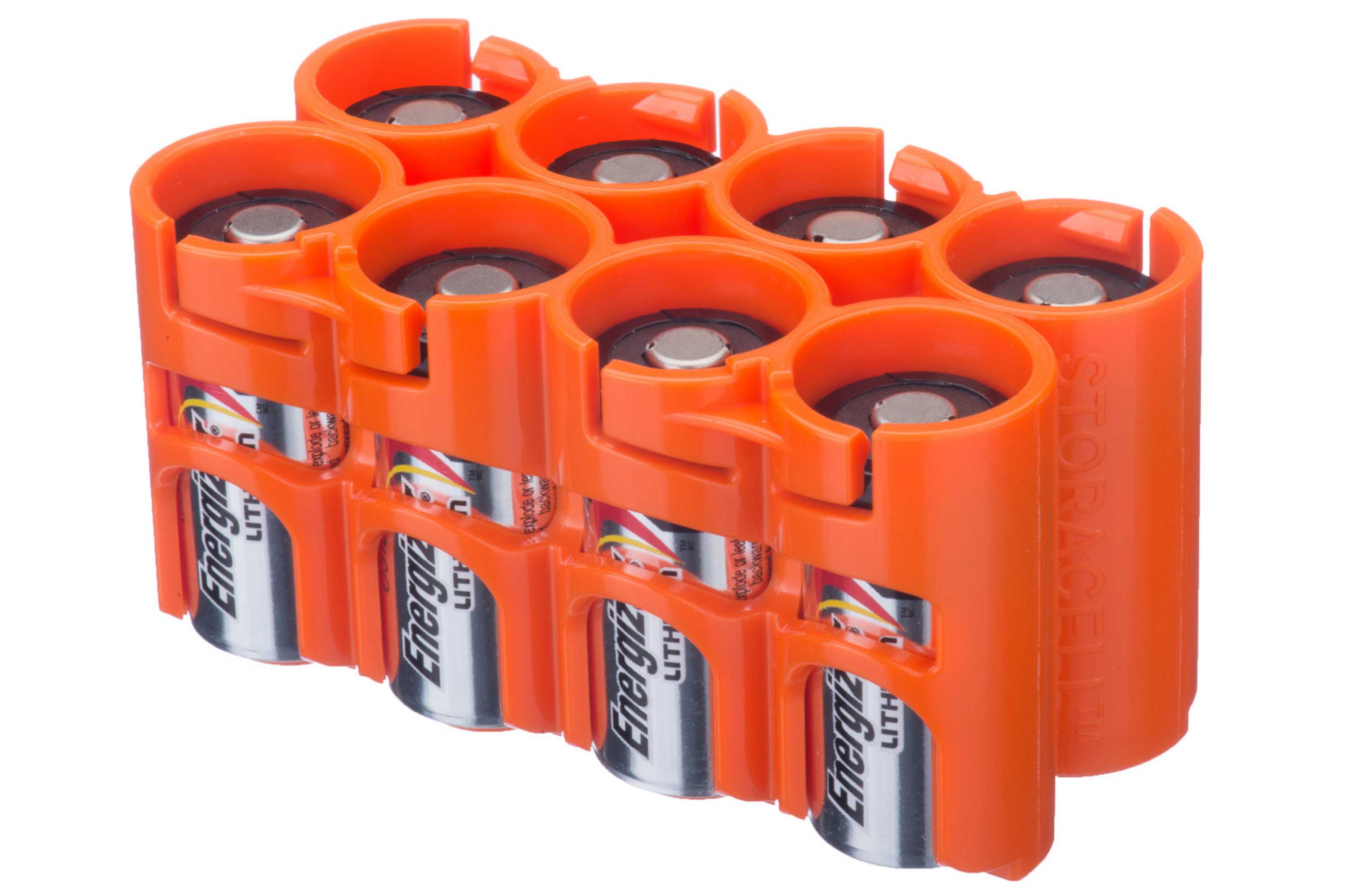 CR123 - 8 Pack (Orange) Storacell