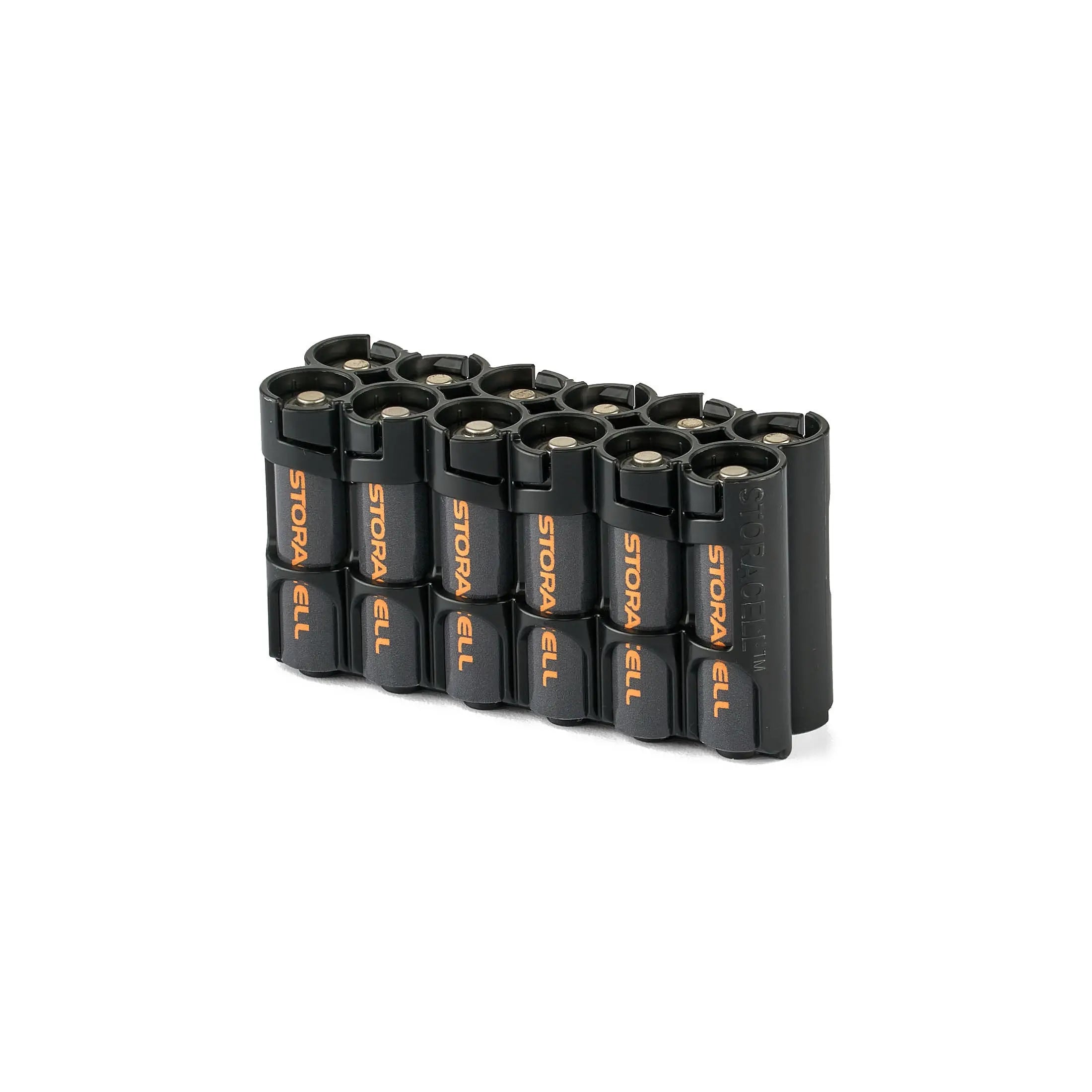 12 AA Pack Battery Caddy (Tuxedo Black) Anfinsen