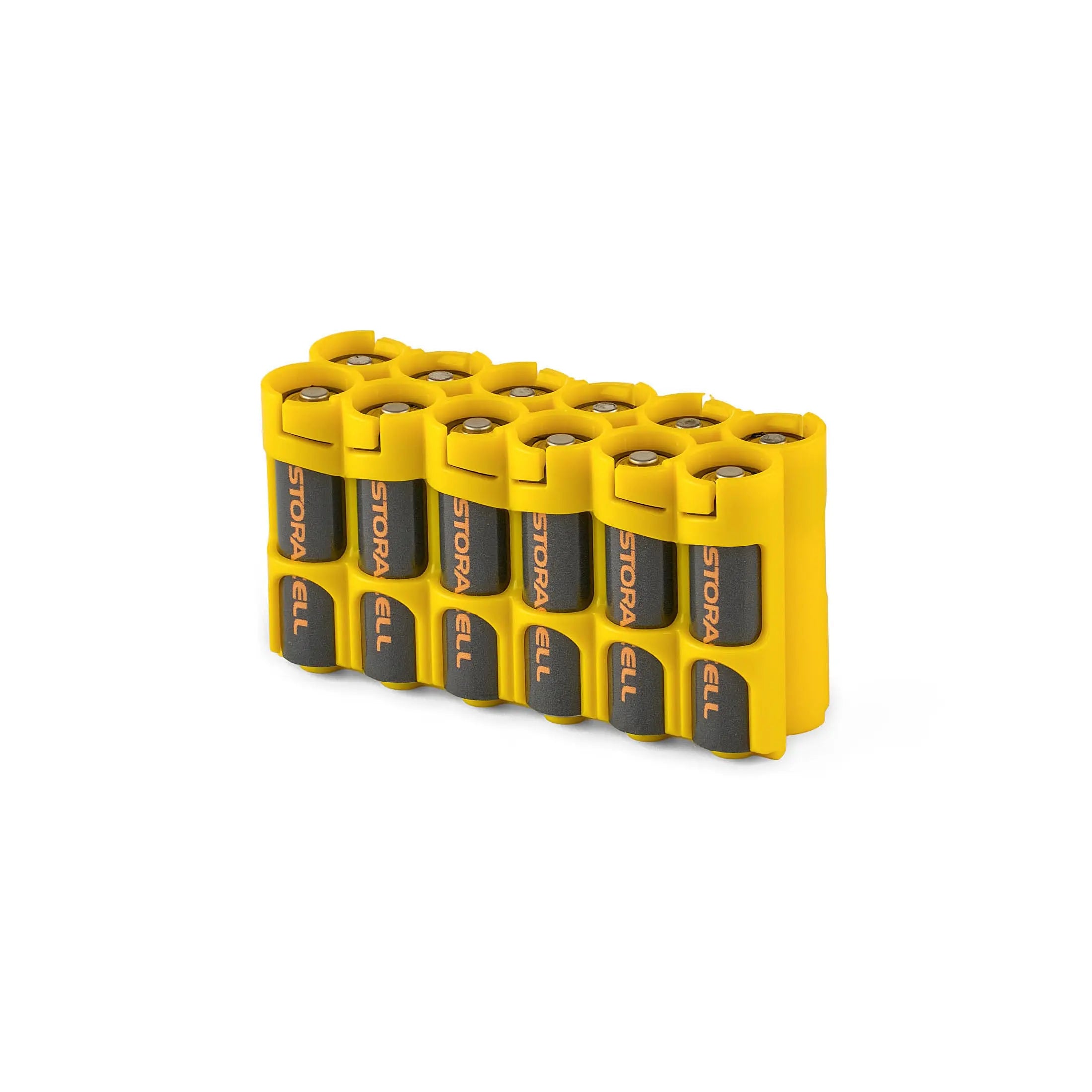 12 AA Pack Battery Caddy (Yellow) Anfinsen