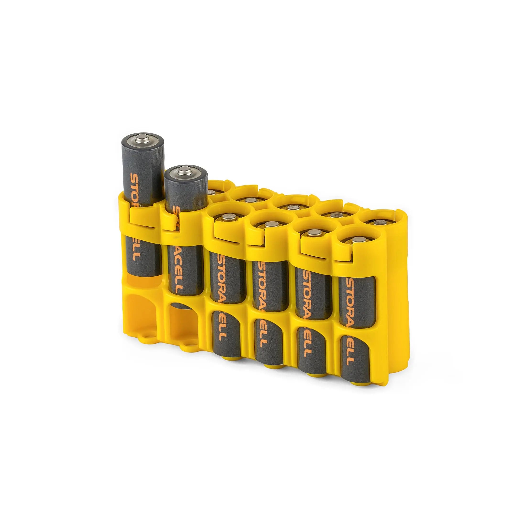 12 AA Pack Battery Caddy (Yellow) Anfinsen
