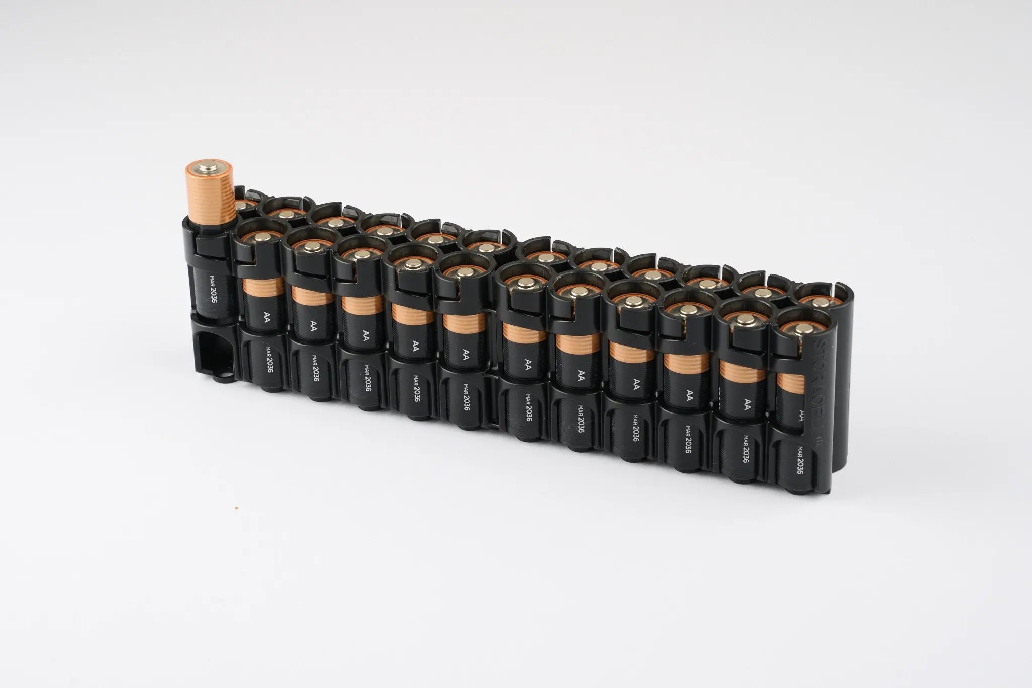 24 AA Pack Battery Caddy (Black) Uniphase