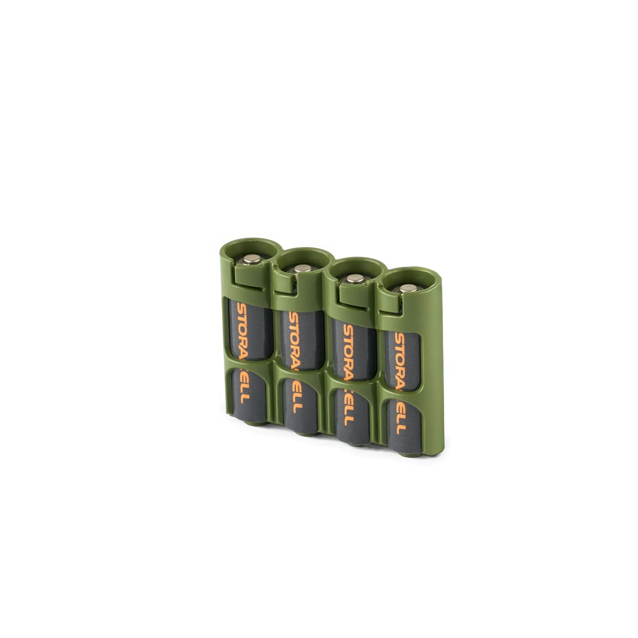 Slim Line AA 4 Pack (Military Green) Storacell