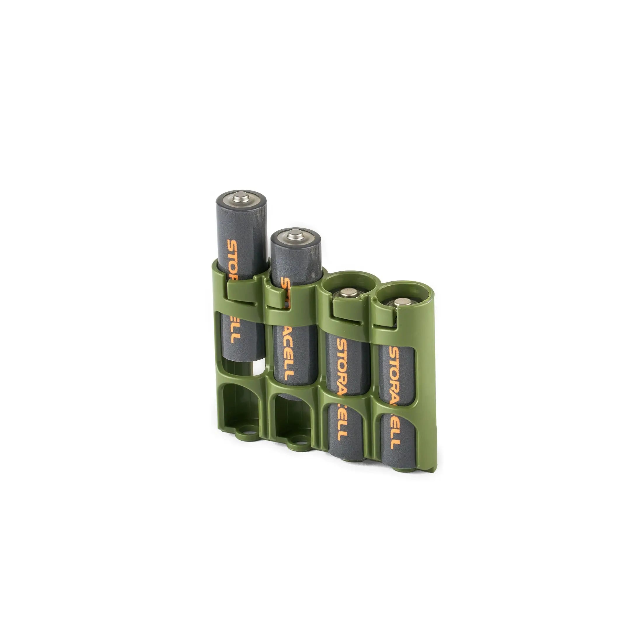 Slim Line AA 4 Pack (Military Green) Storacell