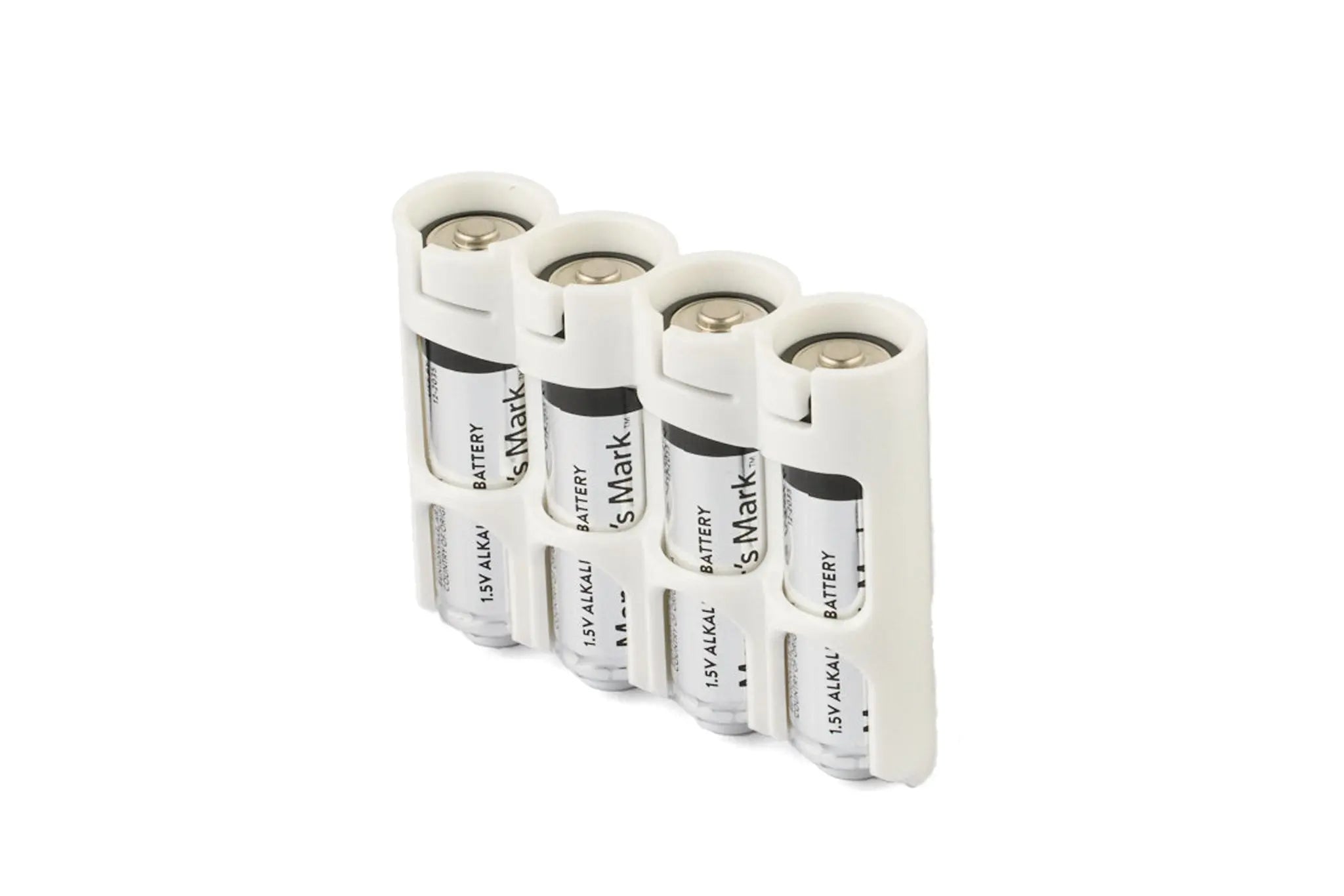 Slim Line AA 4 Pack (WHITE) Storacell