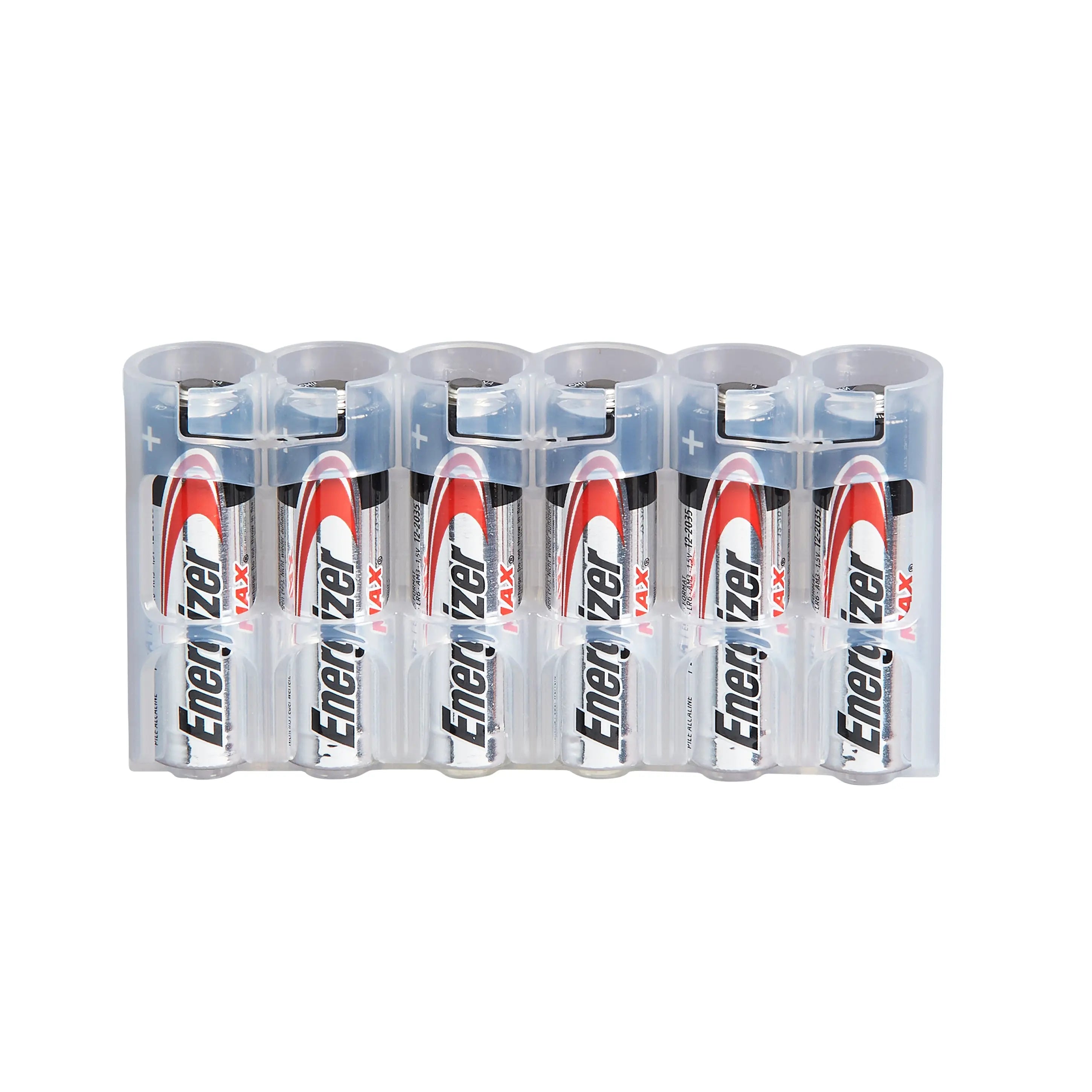 Slim Line AA 6 Pack (Clear) Storacell