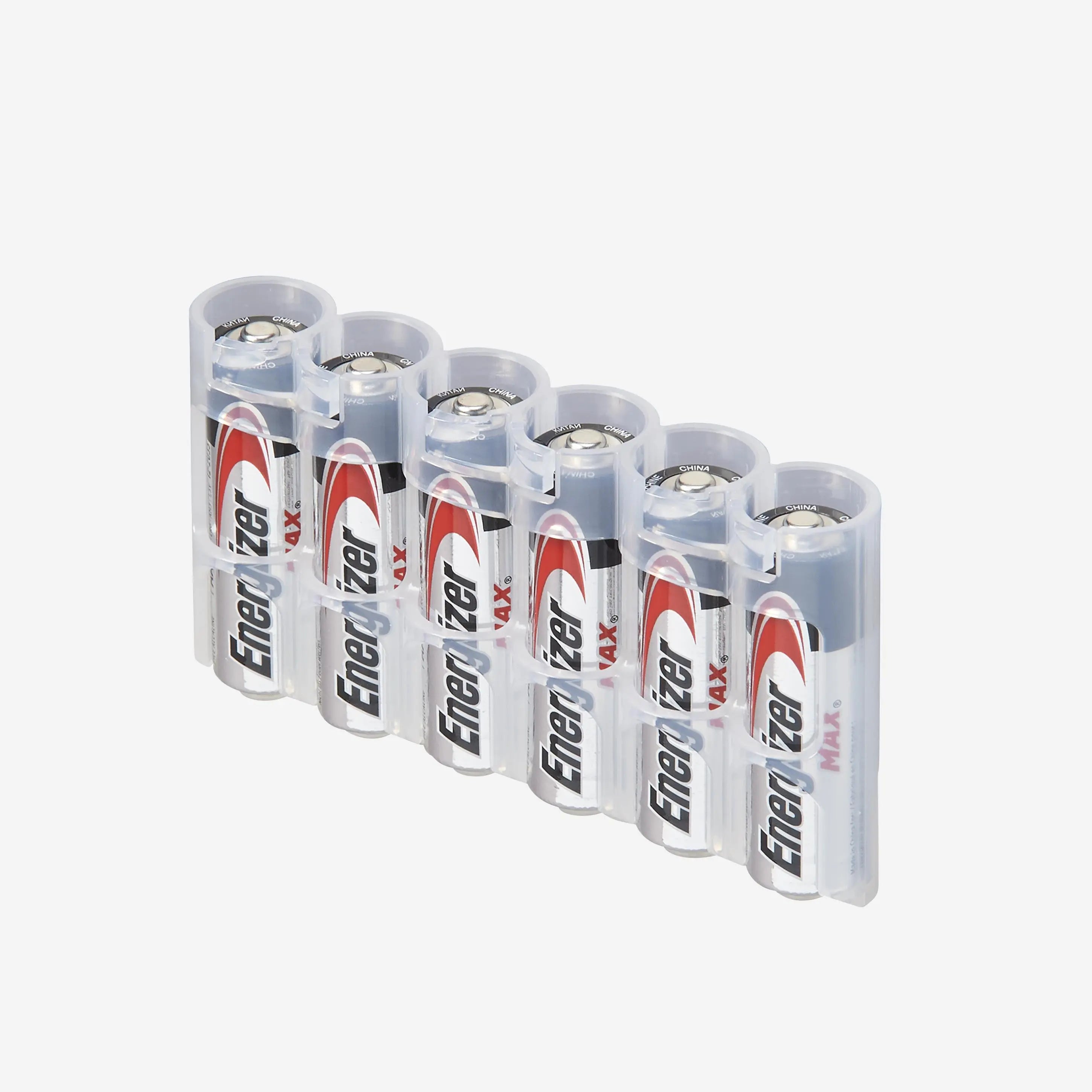 Slim Line AA 6 Pack (Clear) Storacell
