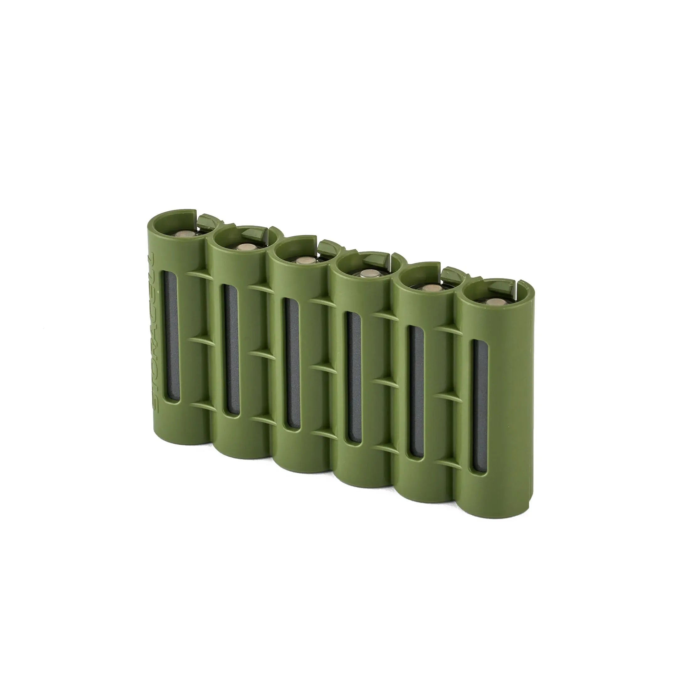 Slim Line AA 6 Pack (Military Green) Storacell