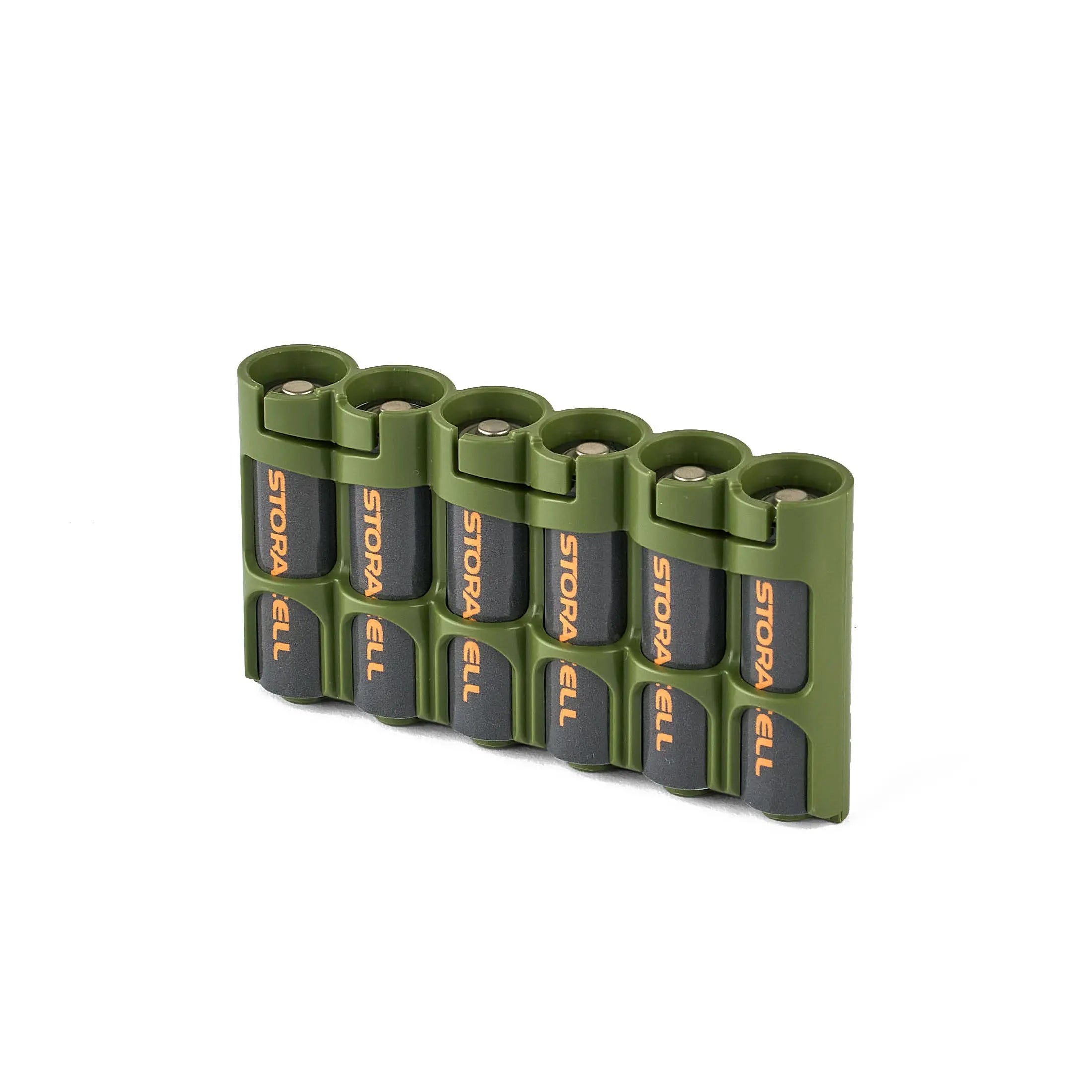 Slim Line AA 6 Pack (Military Green) Storacell