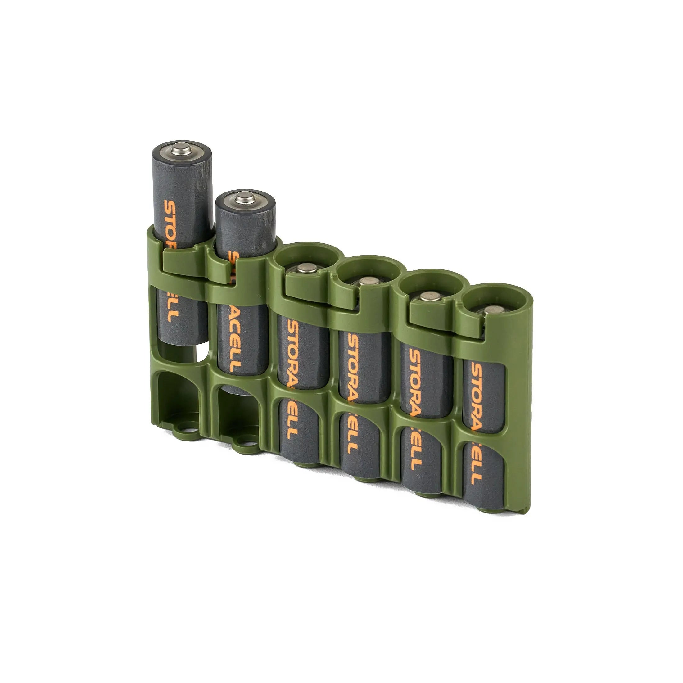Slim Line AA 6 Pack (Military Green) Storacell