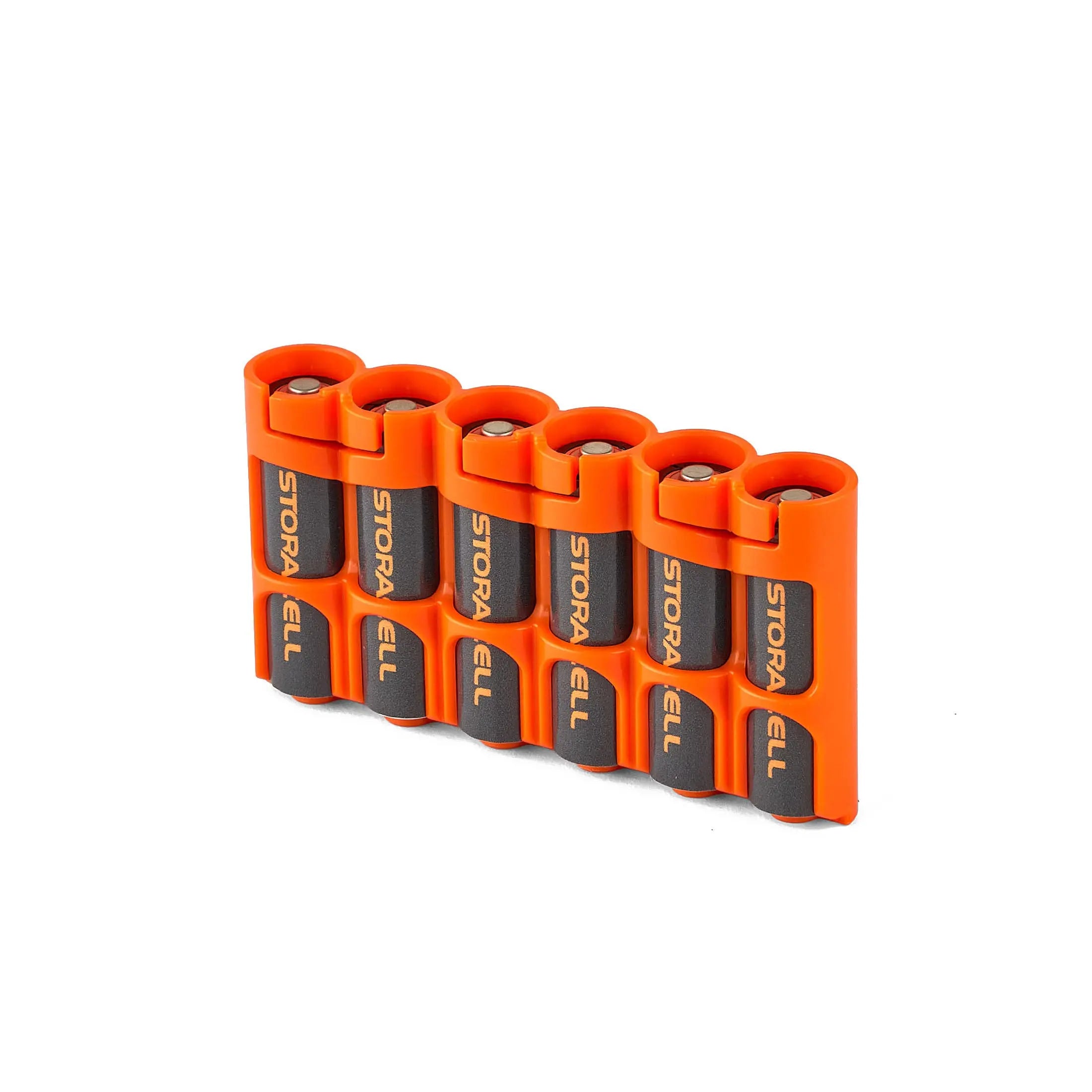 Slim Line AA 6 Pack (Orange) Storacell