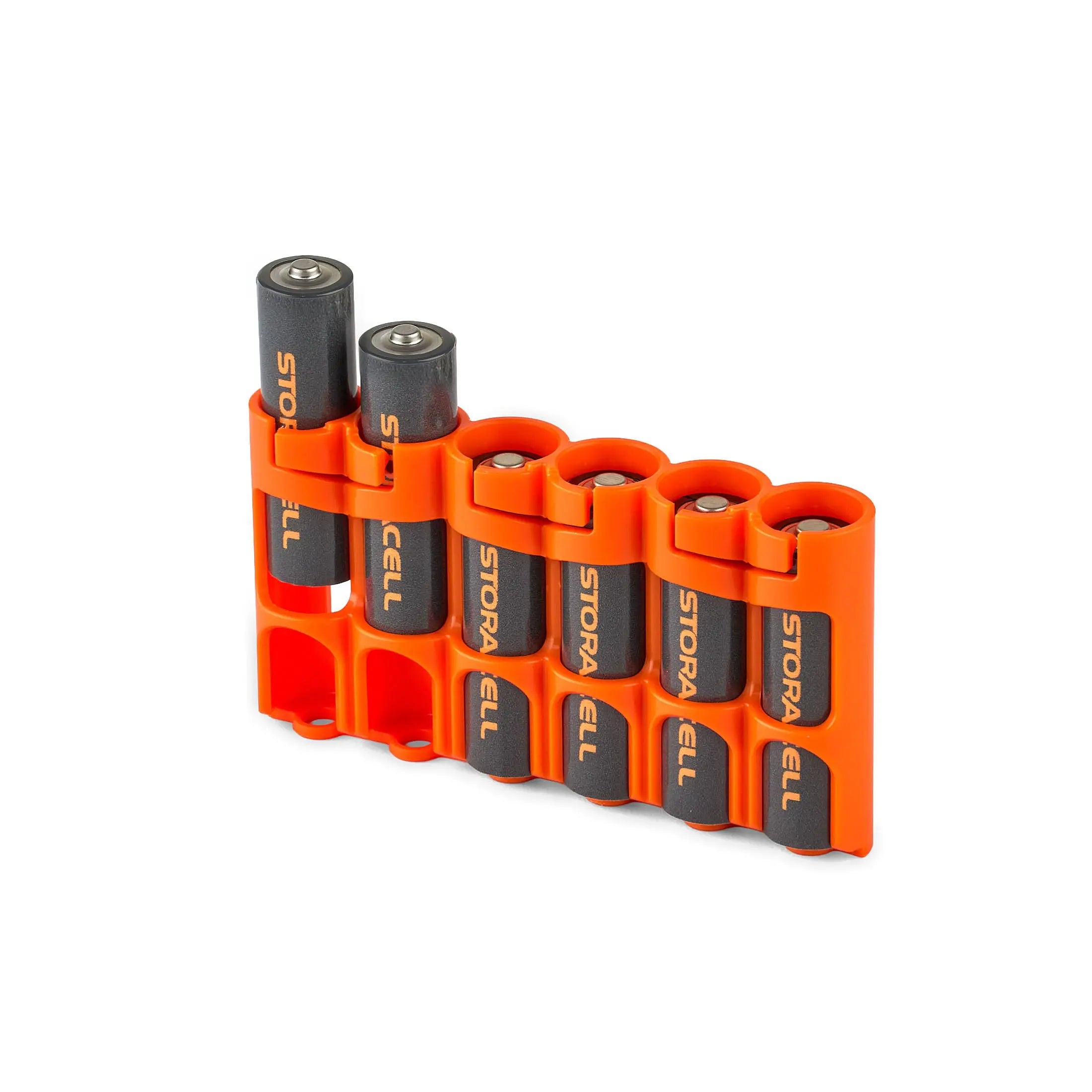 Slim Line AA 6 Pack (Orange) Storacell