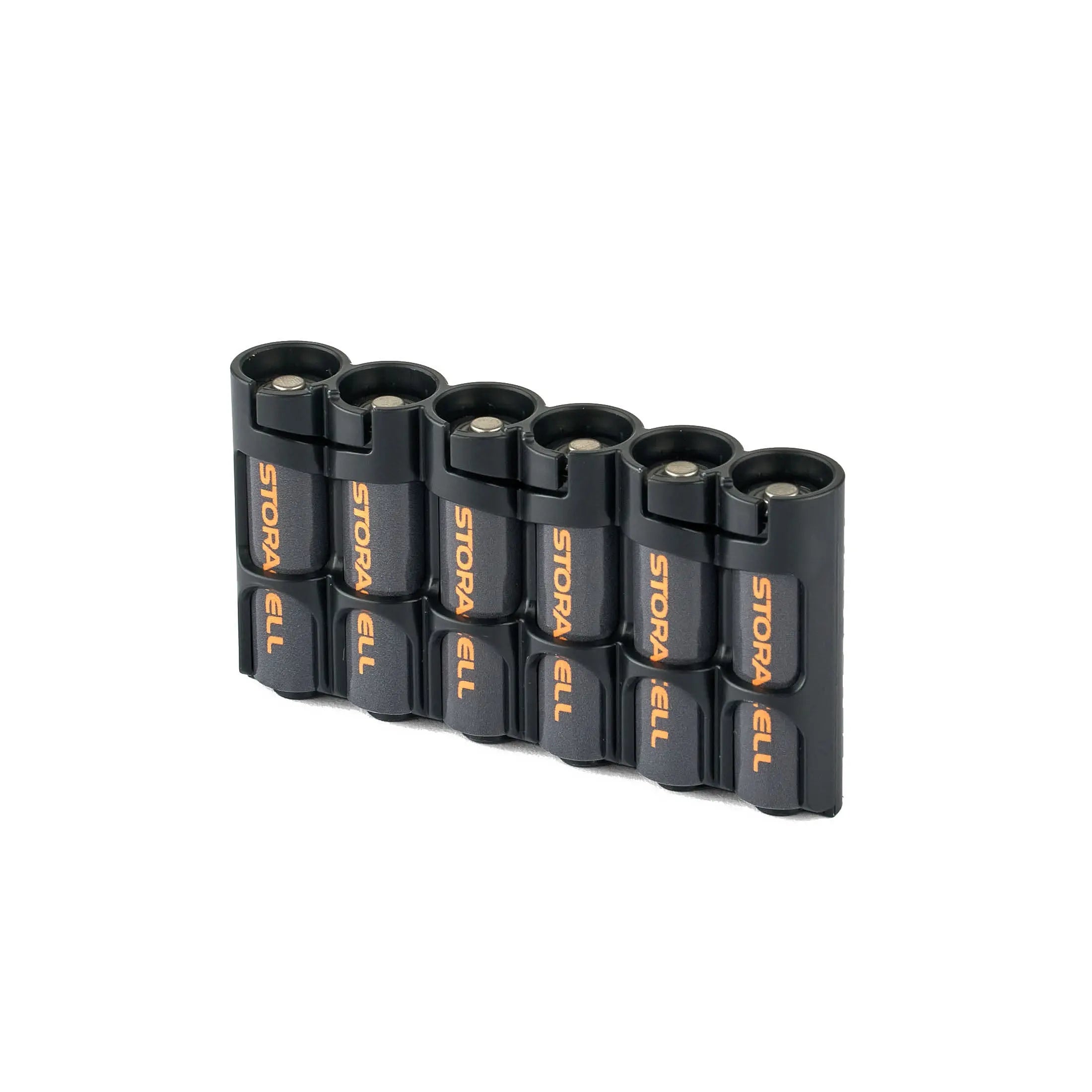 Slim Line AA 6 Pack (Tuxedo Black) Storacell