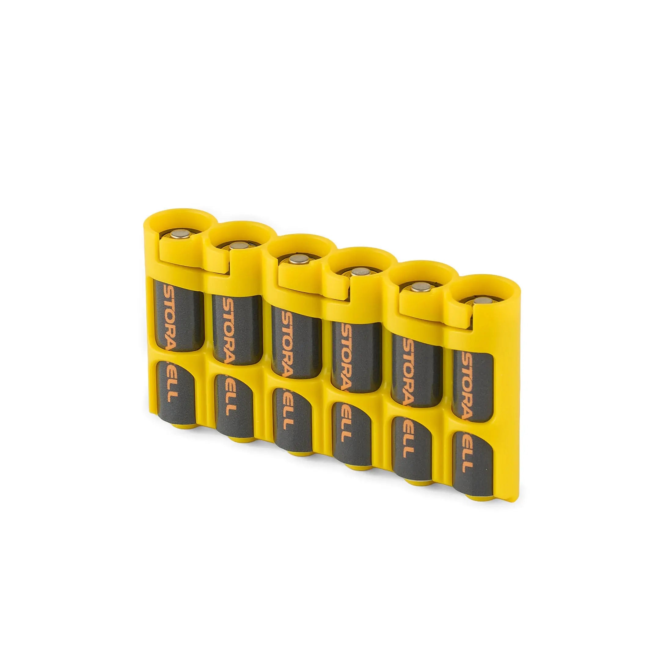 Slim Line AA 6 Pack (Yellow) Storacell