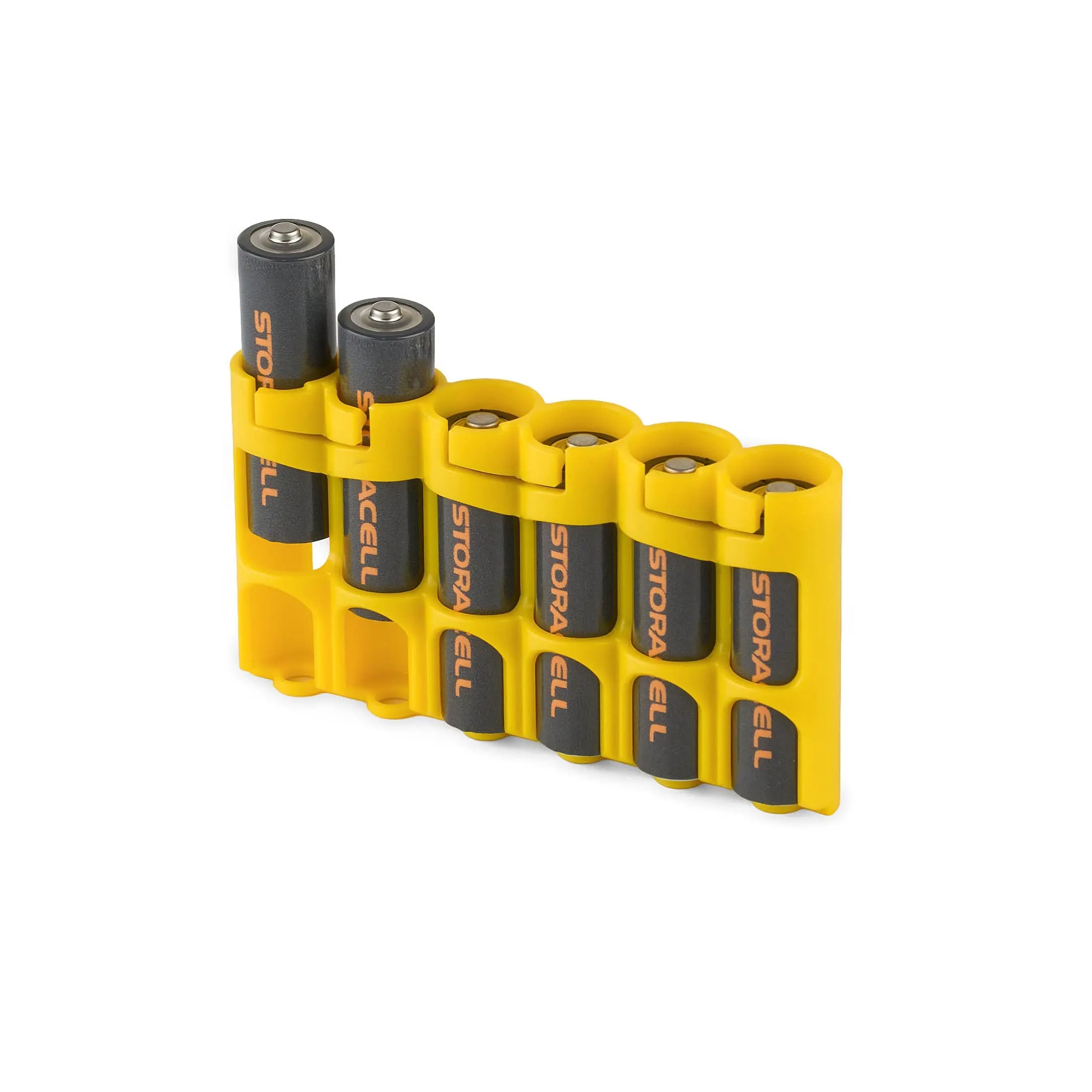 Slim Line AA 6 Pack (Yellow) Storacell
