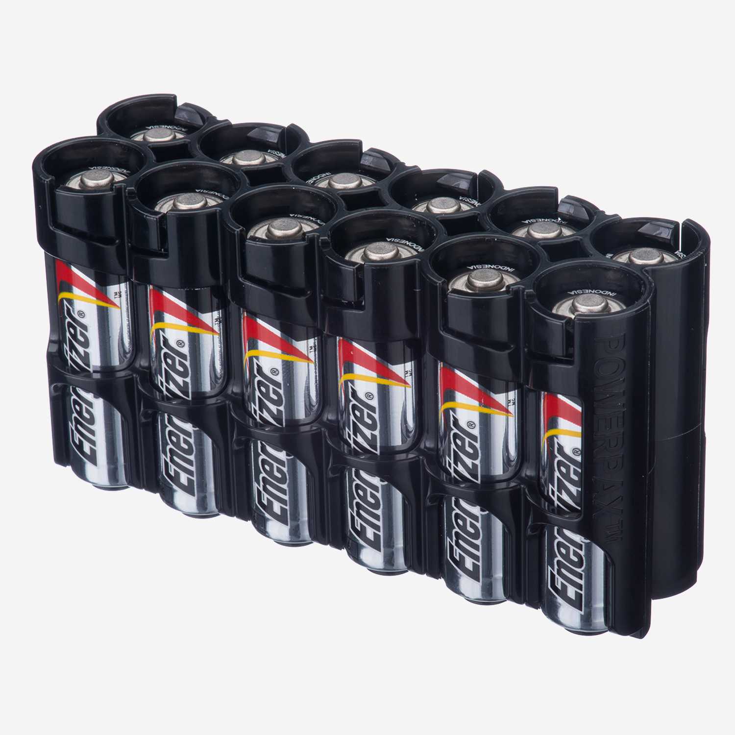 12 AA Pack Battery Caddy (Tuxedo Black) Anfinsen