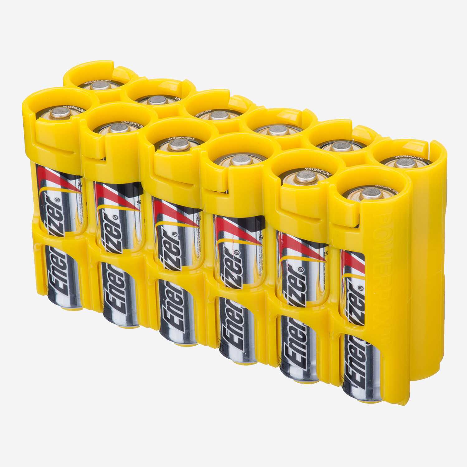12 AA Pack Battery Caddy (Yellow) Anfinsen