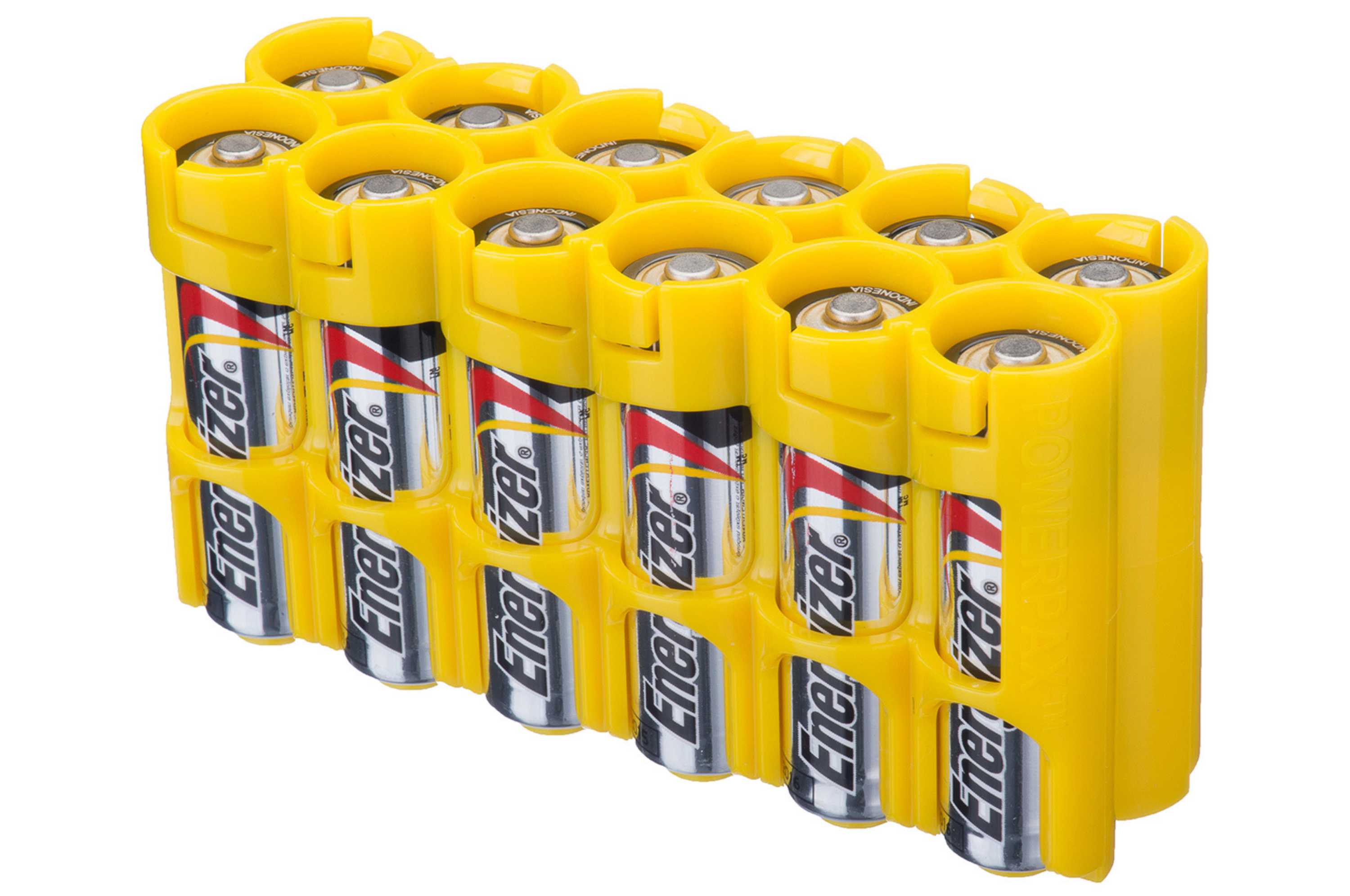 12 AA Pack Battery Caddy (Yellow) Anfinsen